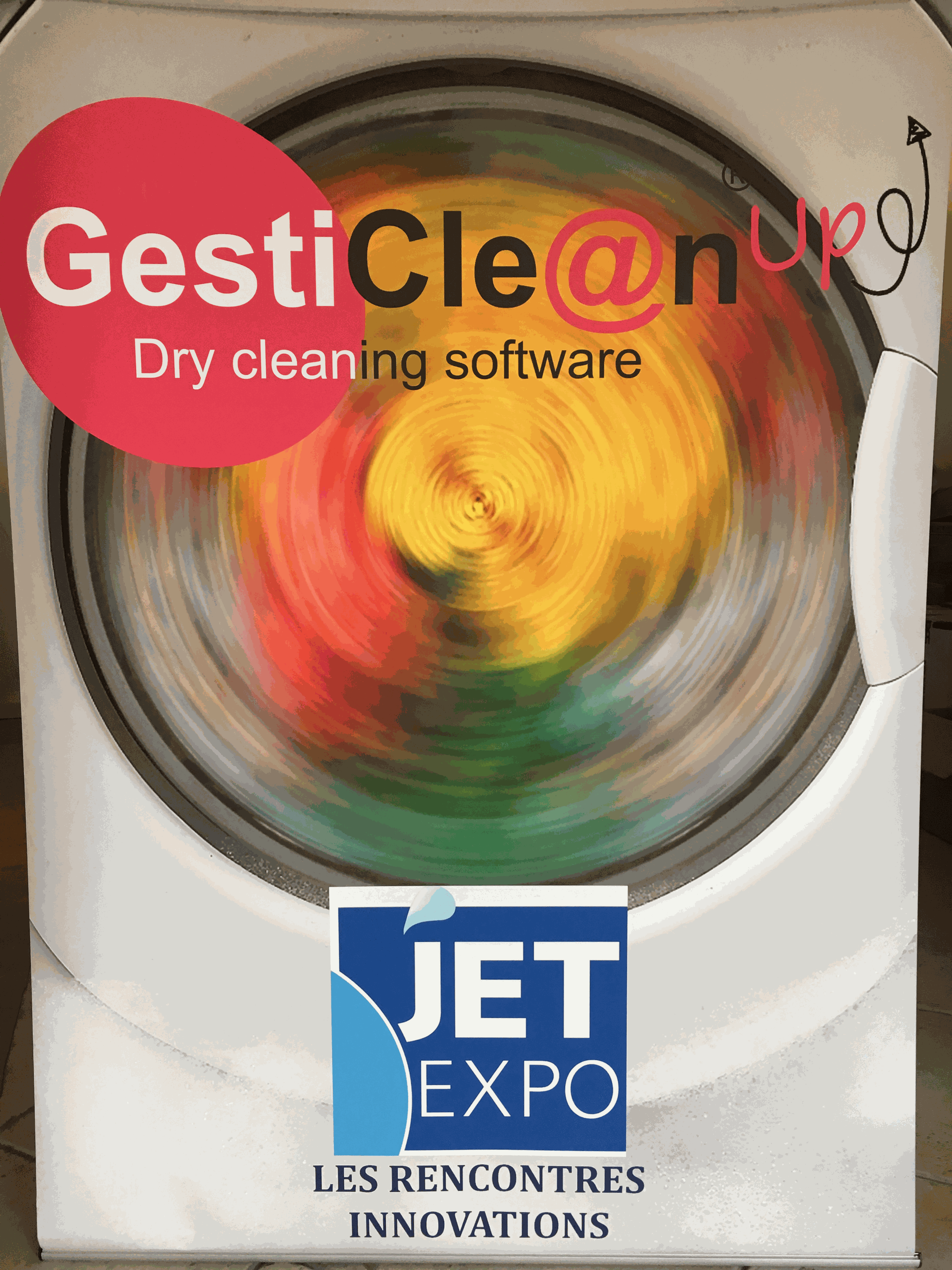 Affiche GestiClean Up' Rencontres de l'innovation JET Expo
